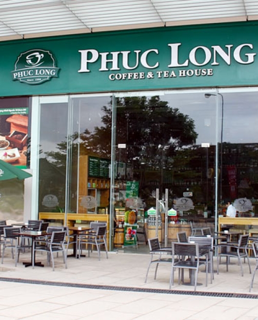 Thiết kế xây dựng cafe Phúc Long